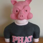 Paul Rayner, Phat Pig, 2007, ceramic. Private Collection.